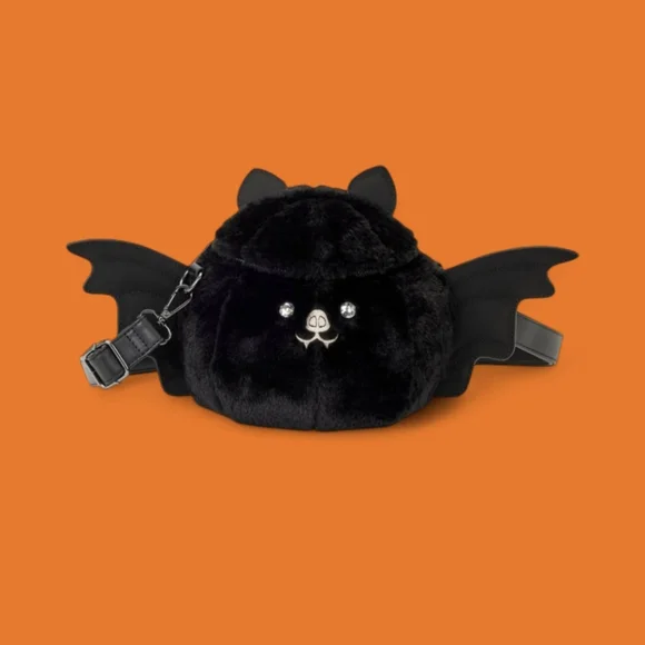 Plush Bat Figural Crossbody Loungefly - Picture 1 of 5